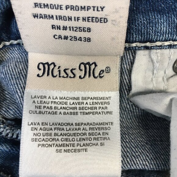 Miss Me The M Series Distressed Skinny Jeans Size 27 - Picture 13 of 13